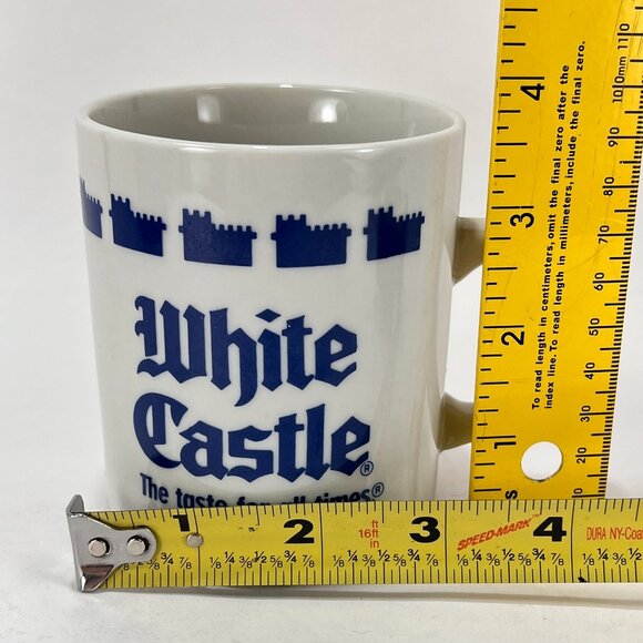Vtg White Castle Ceramic Coffee Mug Cup 10oz Burger Restaurant Souvenir 90s - Picture 9 of 10